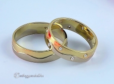 LK-327 Arany karikagyűrű, jegygyűrű