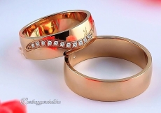 LK-385 Arany karikagyűrű, jegygyűrű